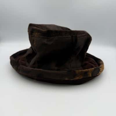 Vintage R.H.N.K. Dark Animal Print Bucket Hat - Size S 