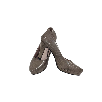 Pierre Cardin Womens  Size 5 high heel Pump Brown / Checked 