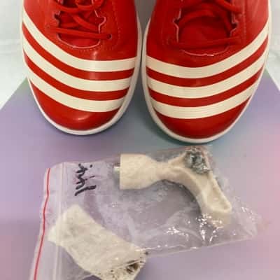 Adidas Mens Track shoes Red / Striped Size 8US