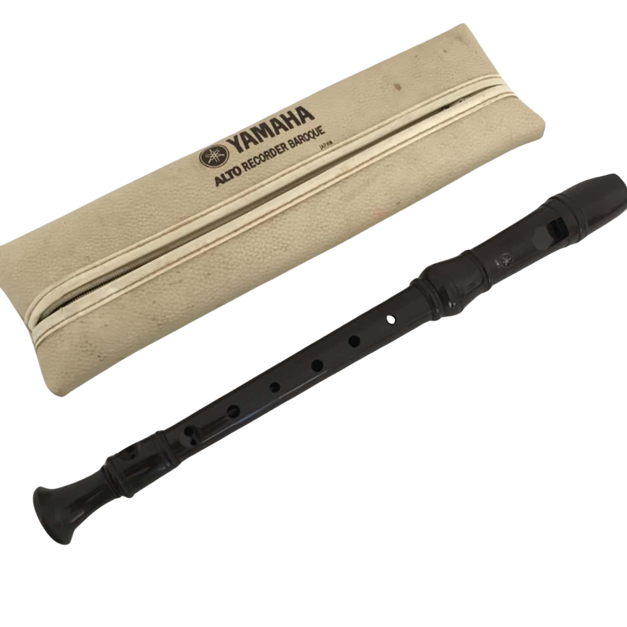 Vintage Recorder Yamaha Alto Baroque in vinyl case (s)