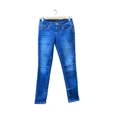 Guess Size 26 Skinny Leg Pants Navy Blue 