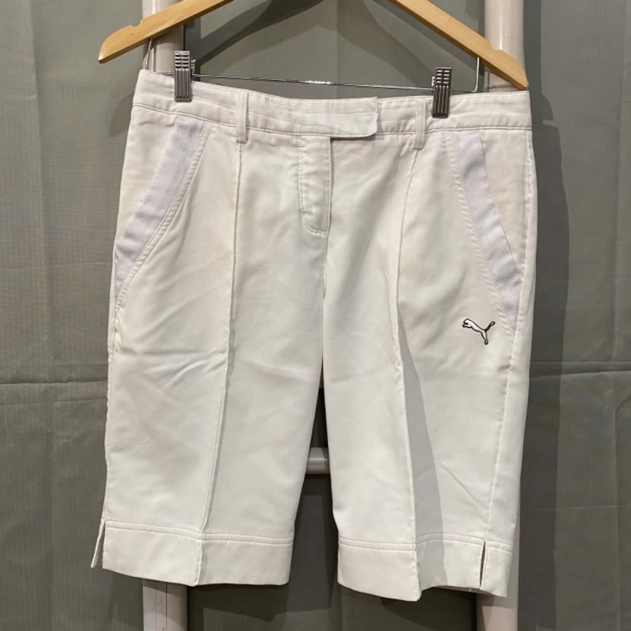 Womens Size 12 Puma Golf Shorts White 