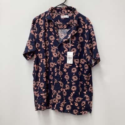 Mens Allgood button shirt floral 