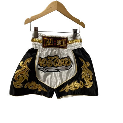  Kids  Size XS Shorts Black  / Gold / Silver / White 