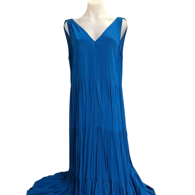 Witchery Womens  Size 12 Maxi Dress Blue 