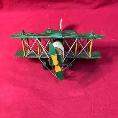 Queensland Avro 504 Biplane Decorative Metal Model