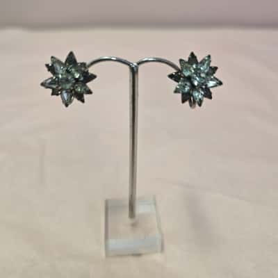 Vintage Starburst Cluster Earrings