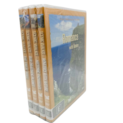 BNWT 4 DVD Set Scenic Walks  Readers Digest SEALED