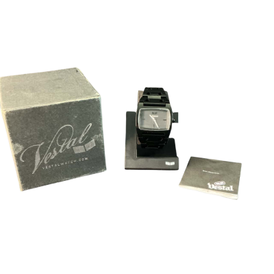 Vestal Unisex Watch Black UNTESTED 