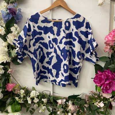 Gorman x Mireia Ruiz Size 14 “puddles pop” top