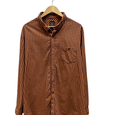 Sportscraft Mens  Size XXXL Orange Check Shirt