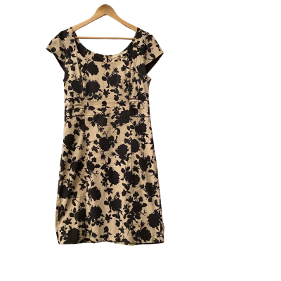 Nougat London Womens  Size 12 / 14 / 4 Floral Dress Black  / Brown / Floral 