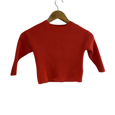 Seed Heritage Kids Rib Knit Round Neck Top 