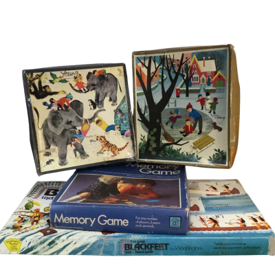 Vintage Board Games and Puzzles
