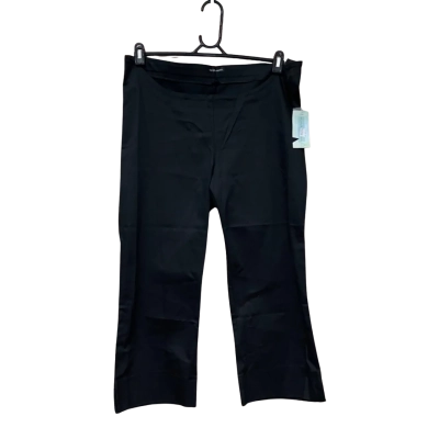  BNWT Futura Mama Womens Size 12 Cropped maternity Pants Black  