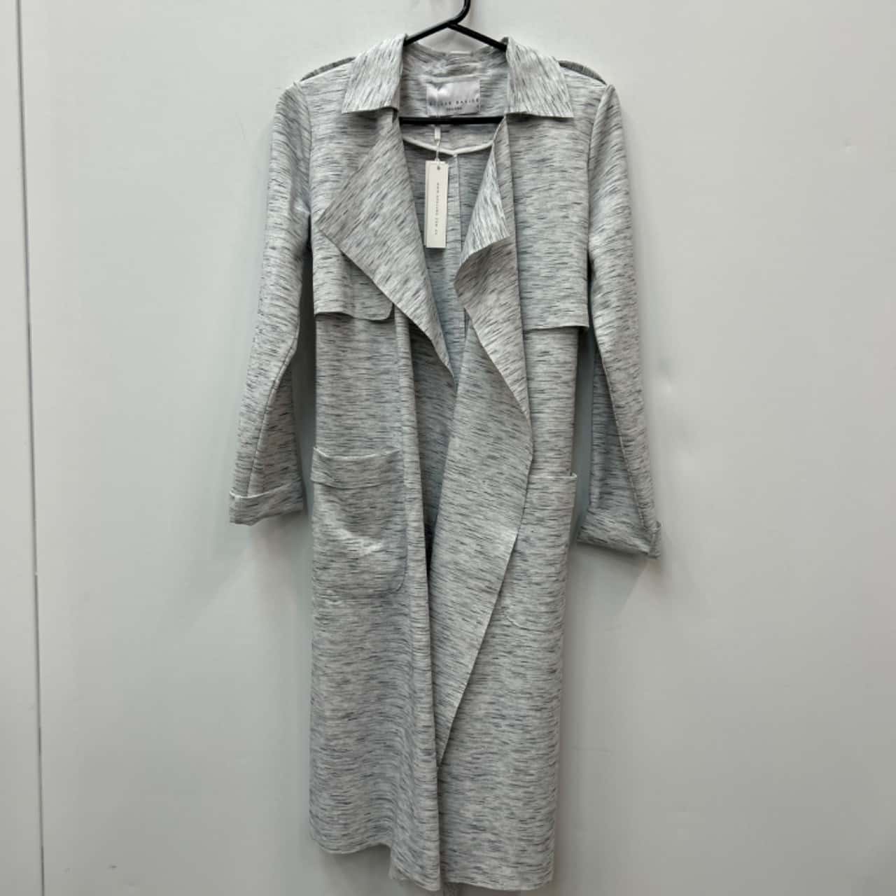 NEW Decjuba deluxe soft trench coat Size S Grey (s)