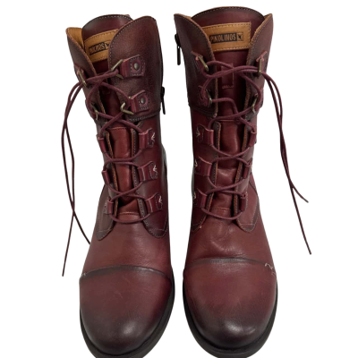  Pilolinos Womens  Size 41 Brown lace up boots 
