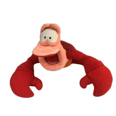 Disney Sebastian the Crab Plush Toy Approx 21 x 33cm