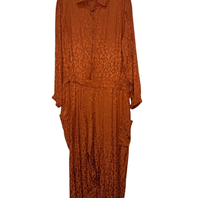 On 34th Size XXL Gold Rust colour Jumpsuit 