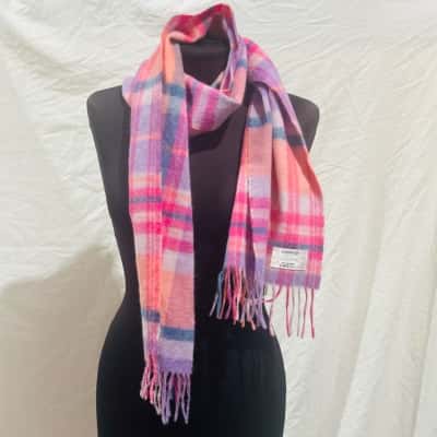  EDINBURGH Cashmere Scarf Pink 