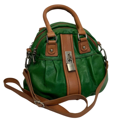 Florence Womens Shoulder Bag Brown / Green 