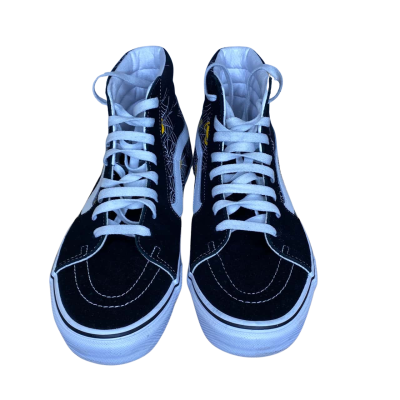 Vans SK8 Hi Mens Sneaker Size 10 Black  / White 