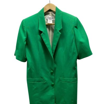 Skirtmaster Sydney Womens Short Sleeved Jacket  Size 10 Green 