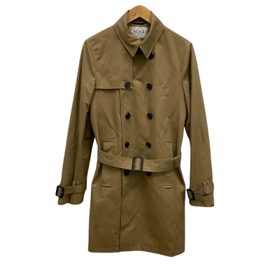 Blaq Melbourne Mens Trench Coat Size S Brown 