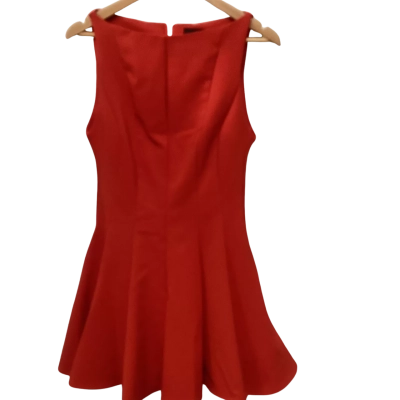 Zara Womens  Size M Cocktail Dress Red 