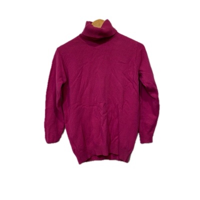 Woolovers Womens  Size S Turtleneck Jumper Pink  