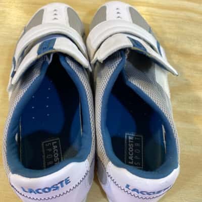 Lacoste Mens  Size 8 Trainers Blue / Grey / White 