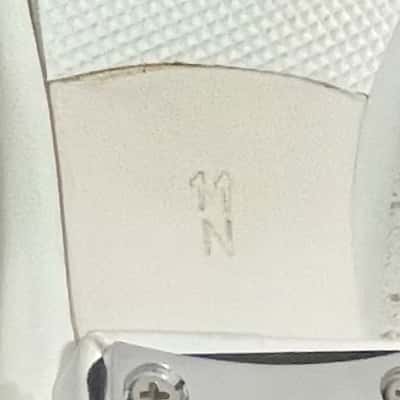 Bioch white techno-tap Shoes Size 11