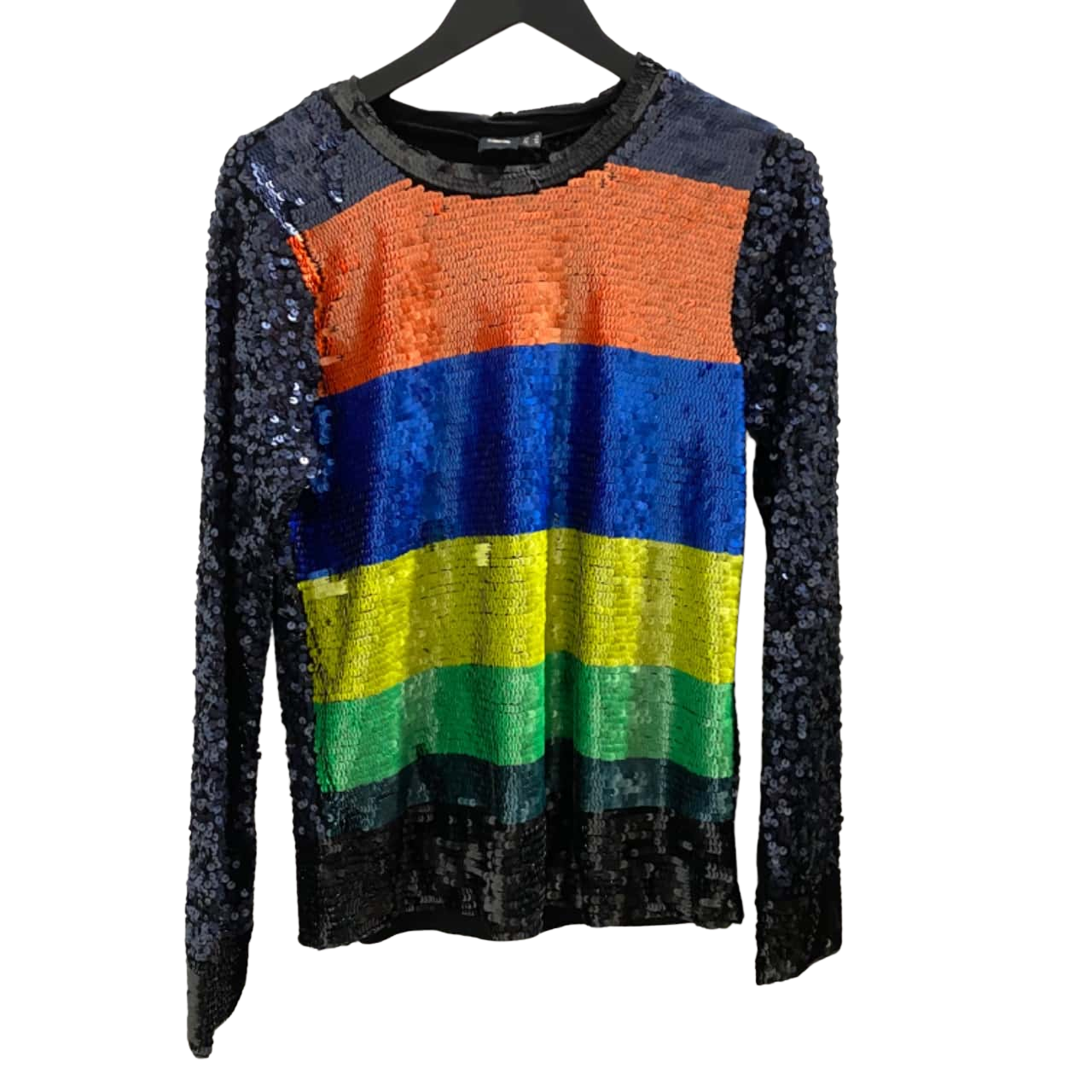 asos rainbow top