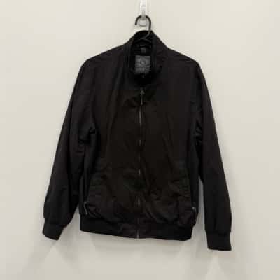 Gazman Black Bomber Style Jacket - Size M 