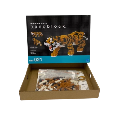 Nano Blocks 660 Piece Jigsaw - Bengal Tiger 