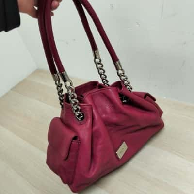 Oroton Womens Red Ella Baby Bag VGUC