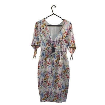 Phase Eight Women’s Size 8 White and Floral Dress BNWT