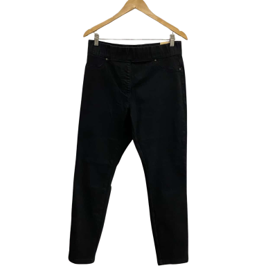 Noni B Womens  Size 12 Rin Waist Stretch Jean Black  