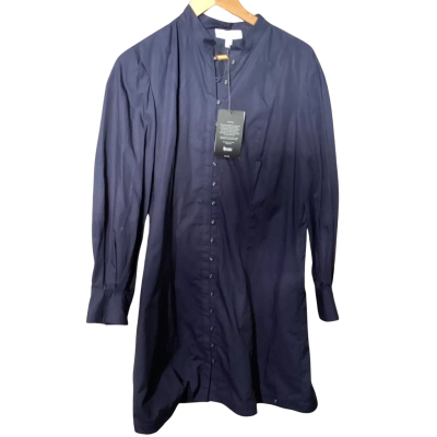 Witchery Womens  Size 16 Long Sleeve Dress Navy Blue 