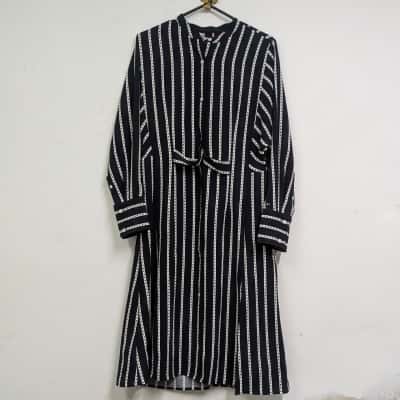BNWT Tommy Hilfiger Womens Black / Patterned Shirt Dress Size 10