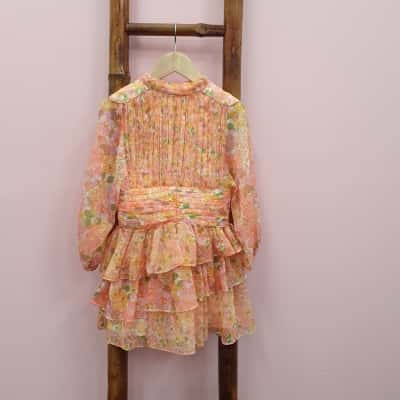 Marlo Girl's Size 6years Alexa Floral Frill Dress - New With Tags 