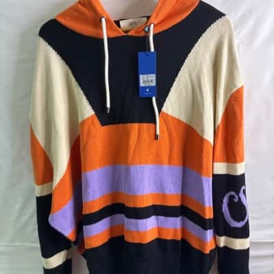 Oneteaspoon Womens Size L Hoodie Beige / Black / Multicoloured / Orange / Purple BNWT