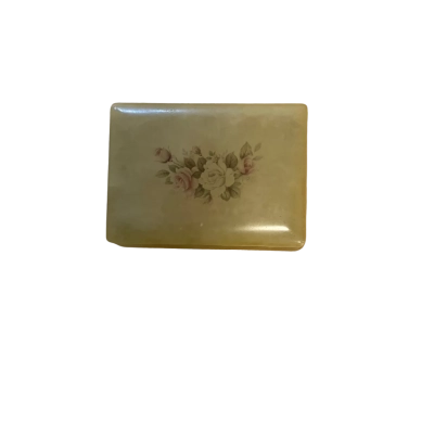 Vintage Italian Alabaster jewellery/trinket box.