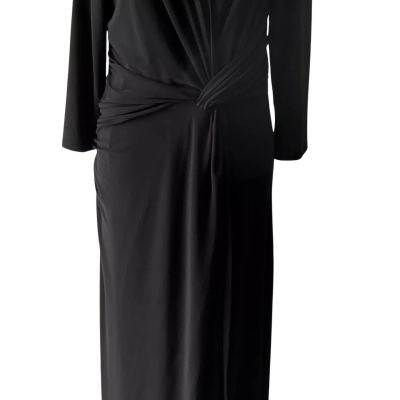 (NEW) By Julie Brown, Black Maxi Dress, Size M 