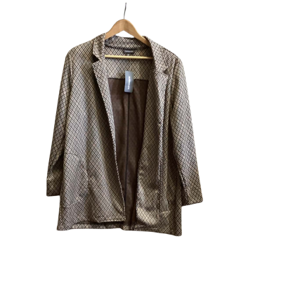 Autograph Womens  Size 14 Open Jacket Checked 