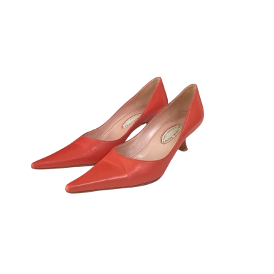  Womens Size 37 Riccardo Banfi Leather Pumps