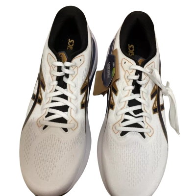 Men’s ASICS Gel Kayano  Size 13 Sneakers Black  / Gold / White 