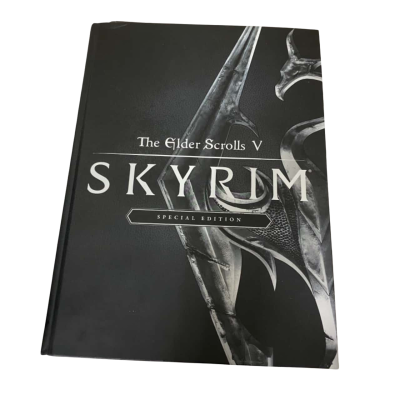The Elder Scrolls V Skyrim Special Edition Game Book w Book mark and Map