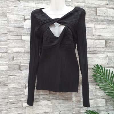 City Chic Womens  Size M Jumper Black  