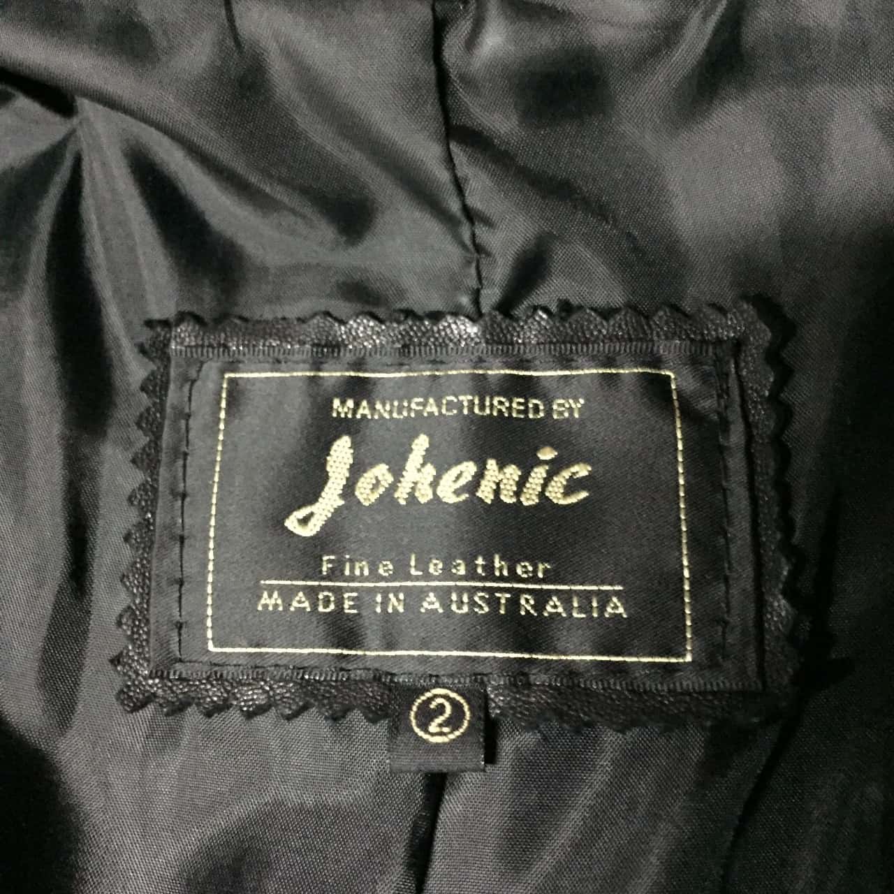 Johenic Womens Size 2 Front Zipper Black Jacket(s)